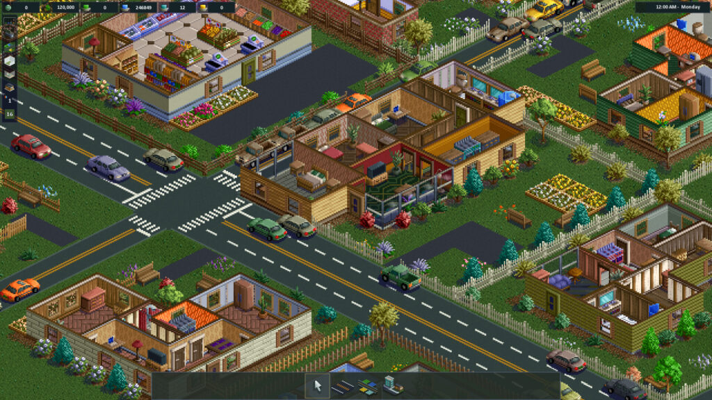 Screenshot of the SFML game Metropolis 1998