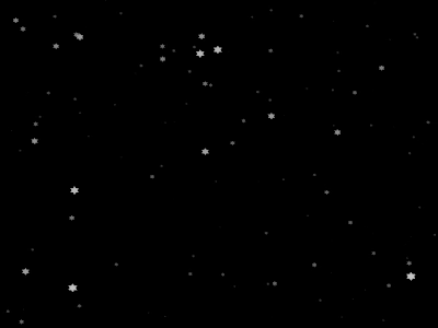 GIF of the 3D starfield
