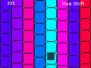 Screenshot of the game jam game Lightspeed