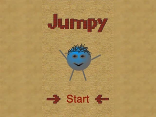 Screenshot of the game jam Jumpy