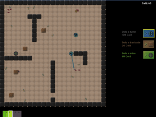 Screenshot of the game jam game Temporary Outbreak